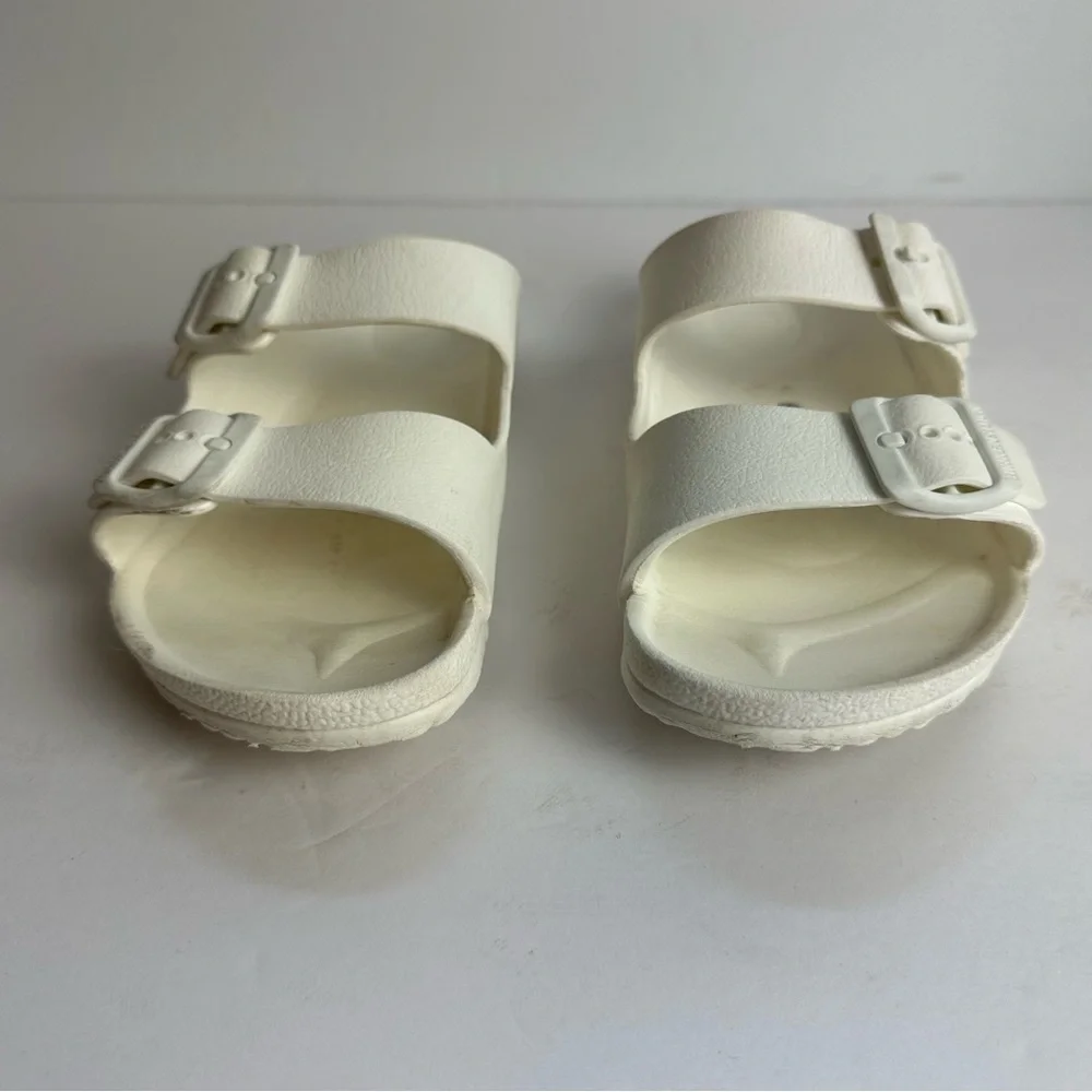 Birkenstock Arizona Sandals Youth Size 3 EU 34 Shoes EVA Beach White Washable
